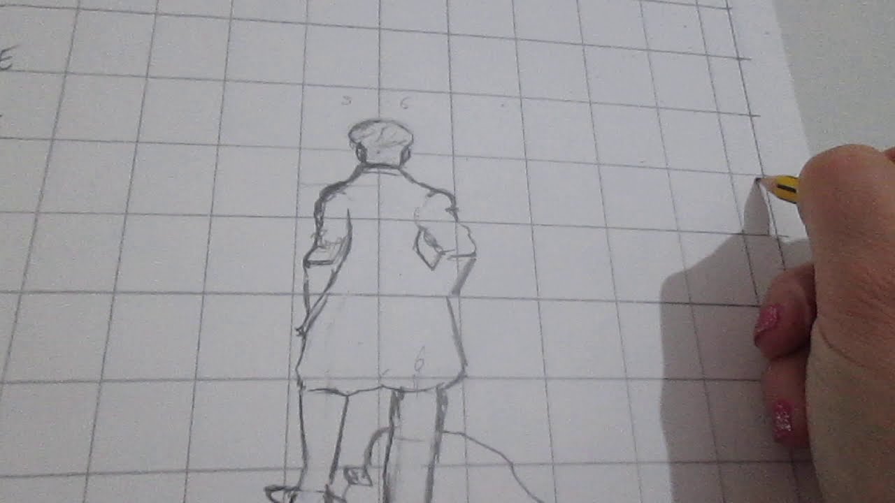 Tutorial per disegnare l'opera "Il viandante nel mare di nebbia" C. D