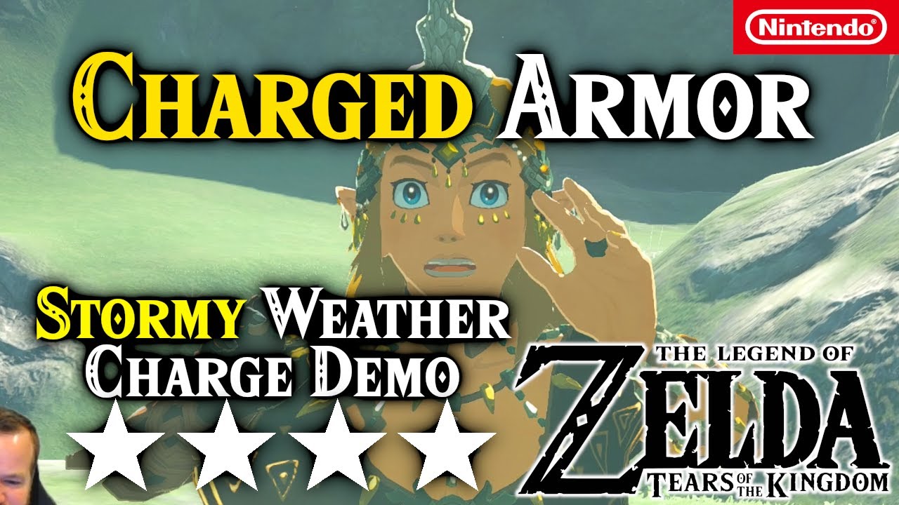 Charged Armor | STORMY WEATHER CHARGE | All Upgrades | Full Cost | 4 Stars  | Zelda Tears Kingdom