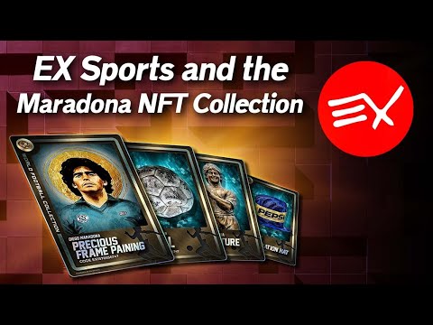 EX Sports pre-launches the Diego Maradona Exhibition and NFT Collection - 30th October 2021, Dubai