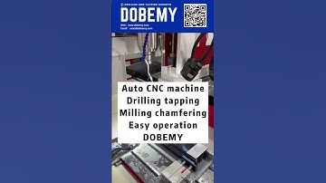 DOBEMY auto #cnc  dirlling tapping machine #drilling