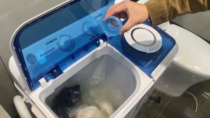 Compact Portable Washer & Dryer with Mini Washing Machine and Spin