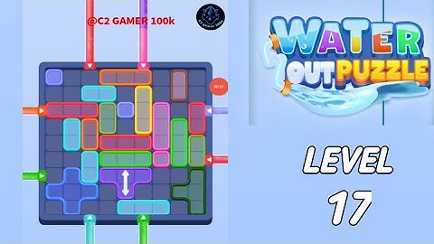 Water Out Puzzle Level 17 walkthrough solution 
