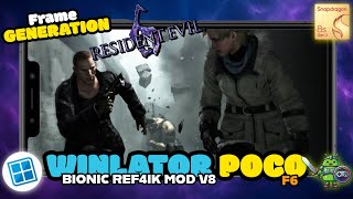 Resident Evil 6 - Jake/Sherry - Winlator Bionic Ref4ik Mod V8 - POCO F6/SnapDragon 8S GEN 3