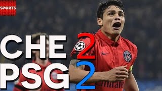 Thiago Silva AMAZING HEADER Sends 10 Men PSG Past Chelsea Thiago Silva AMAZING HEADER Sends 10 Men PSG Past Chelsea