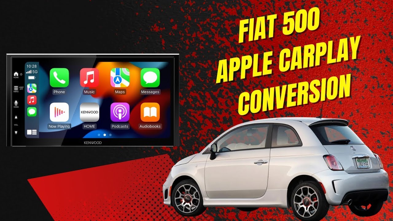 Fiat 500 Apple CarPlay Conversion! BETTER THAN EVER! 