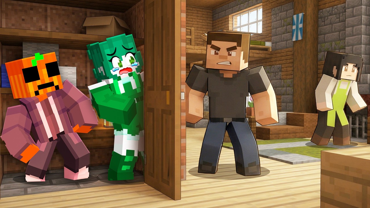 ESCAPAMOS de Nuestros PADRES MALOS en Minecraft!