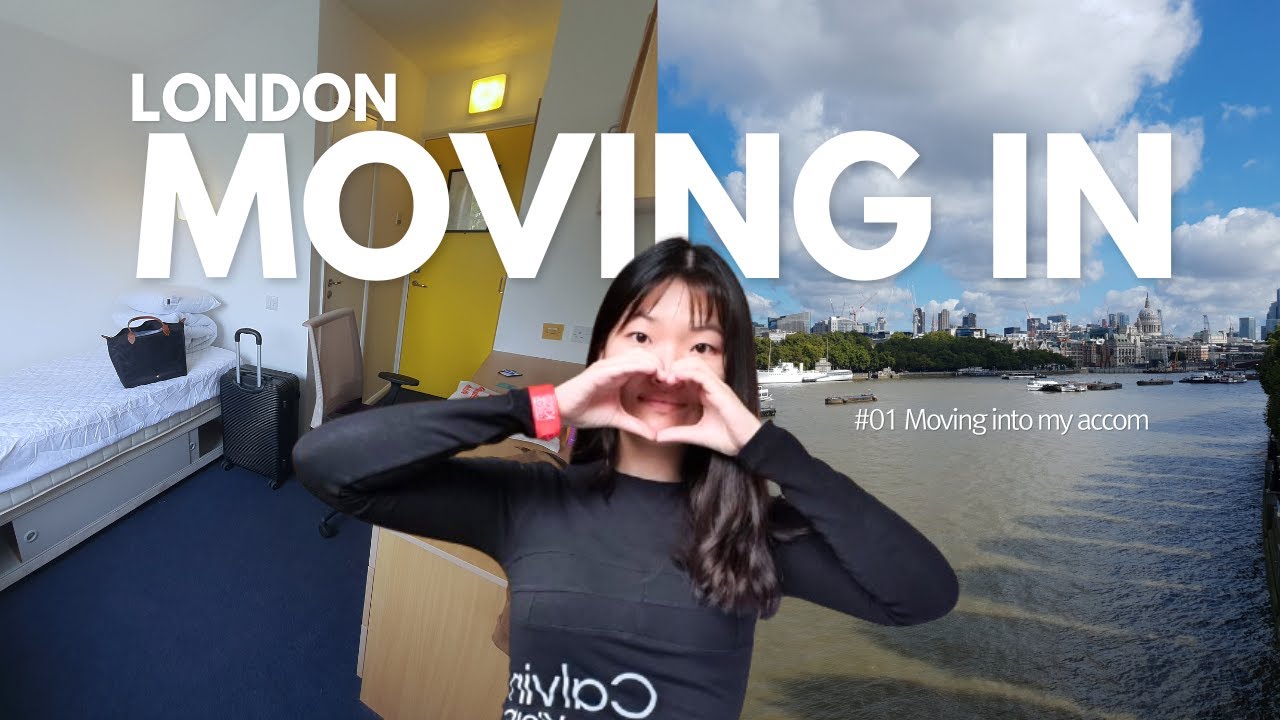 London Uni Move-In Vlog | KCL Accommodation, Tears, and First Solo Journey