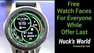 Free Digital Fitness Watch Faces For The Galaxy Watch/Gear S3 screenshot 4