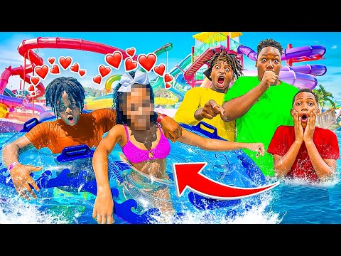 WE WENT TO THE LITTEST WATERPARK FINALLY MET WOO GIRLFRIEND