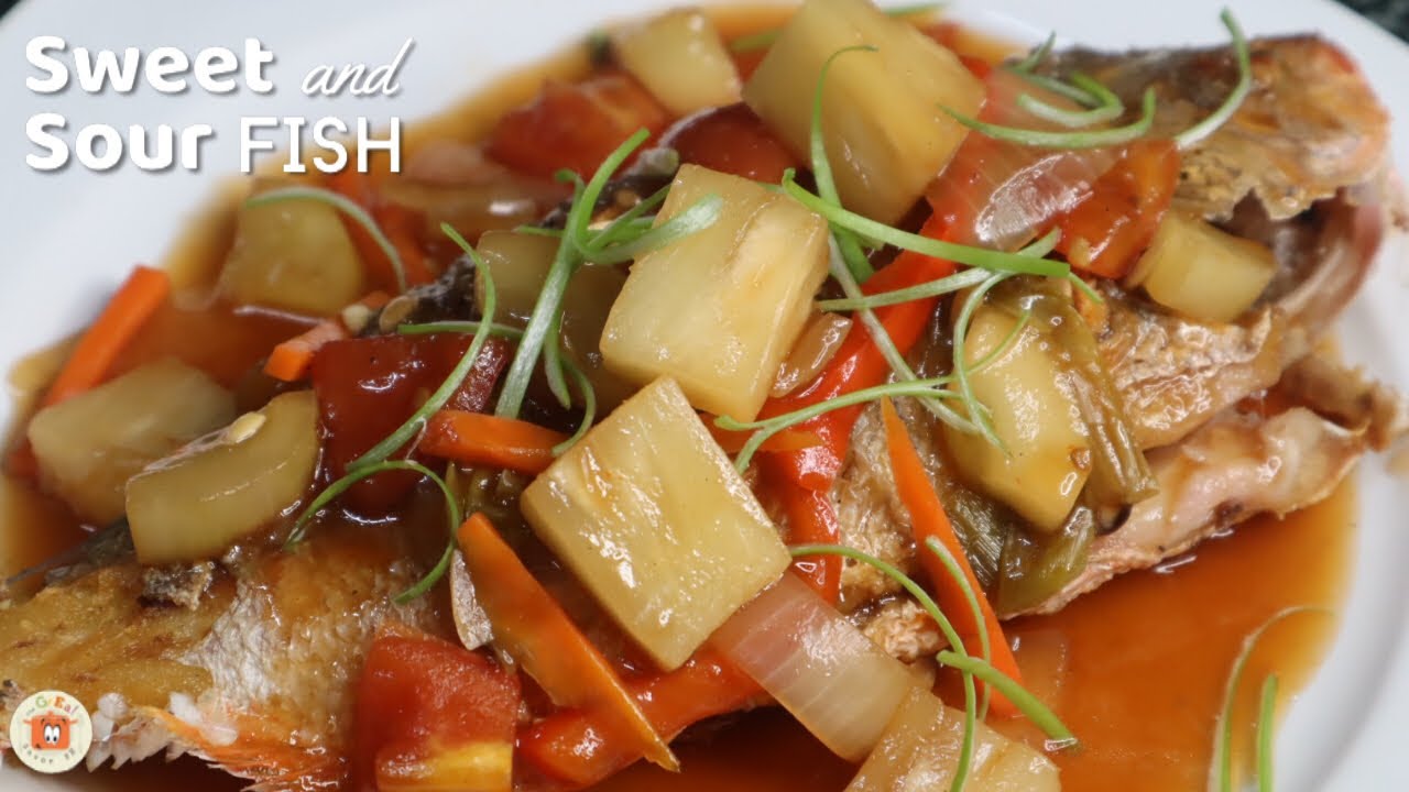 SWEET and SOUR FISH Recipe Pinoy Style ESCABECHE YouTube