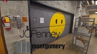 EPIC MOTOR! 1968 Montgomery G&P Hydraulic Freight Elevator at JCPENNEY Yorktown Mall in Lombard IL.
