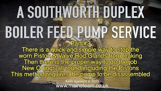Thumbnail for SOUTHWORTH DUPLEX BOILER FEED PUMP SERVICE - PART #3