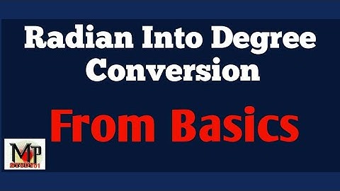Trigonometric Functions | Radian Into Degree Conversion  🔥🔥| Class 11 | IIT JEE MAINS | @Mp study01