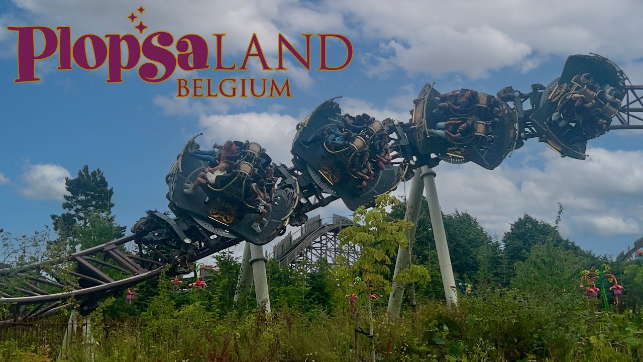 Riding RIDE TO HAPPINESS for the FIRST TIME! Plopsaland Belgium Vlog