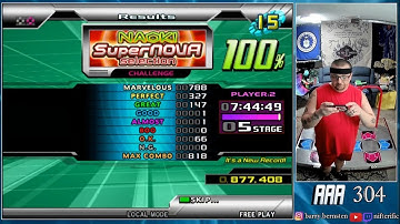 DDR SuperNOVA 2 - NAOKI SuperNOVA selection 877k (Cleared)