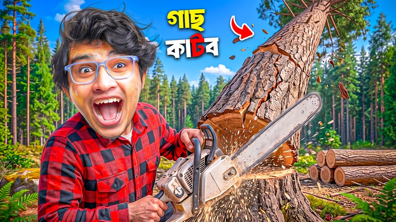 I Cut 1,000,000 TREES in This Game! 😨🌲