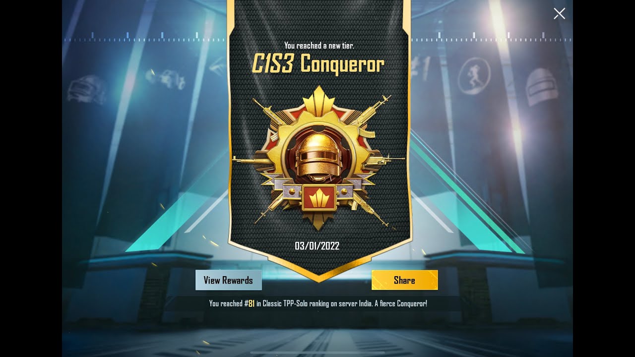 Finally Reached C1S3 Conqueror🔥🔥⚡ 