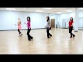 Back home  line dance dance  teach in english  