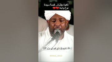 تلاوة موثره الشيخ محمد الزين /قصة سيدنا نوح وإبنه