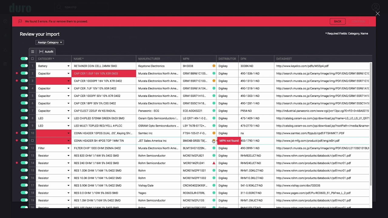 Importing Spreadsheet FIles - YouTube