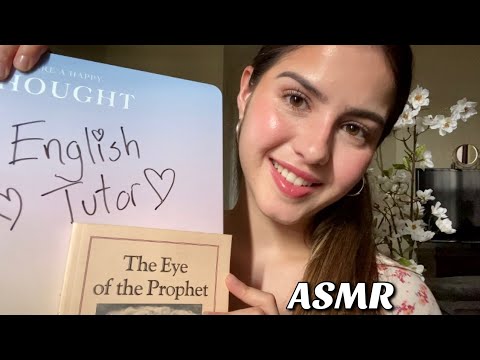 ASMR en Español - Tutora de Inglés Relajante para Dormir (Tapping Rápido!!)