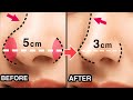 8mins get slim sharp beautiful nose with this massage  slim down reshape your fat nose