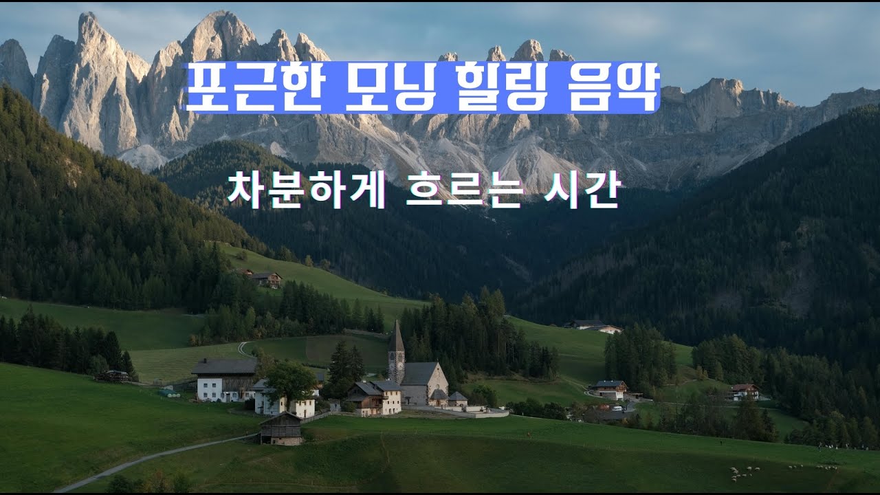 🌿잔잔하게 깨어나는 아침 음악천천히 숨 고르는 사랑방에서 음악과 함께해요