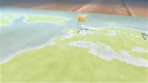 Animated Map Path. After Effects Project on Videohive.net