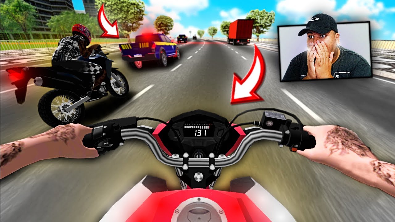 Jogo De Moto Realista Para Celular #moto #grau #jogo #celular Celular