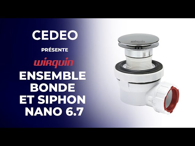 Siphon de lavabo extra-plat nano 6.7 - wirquin 502011530