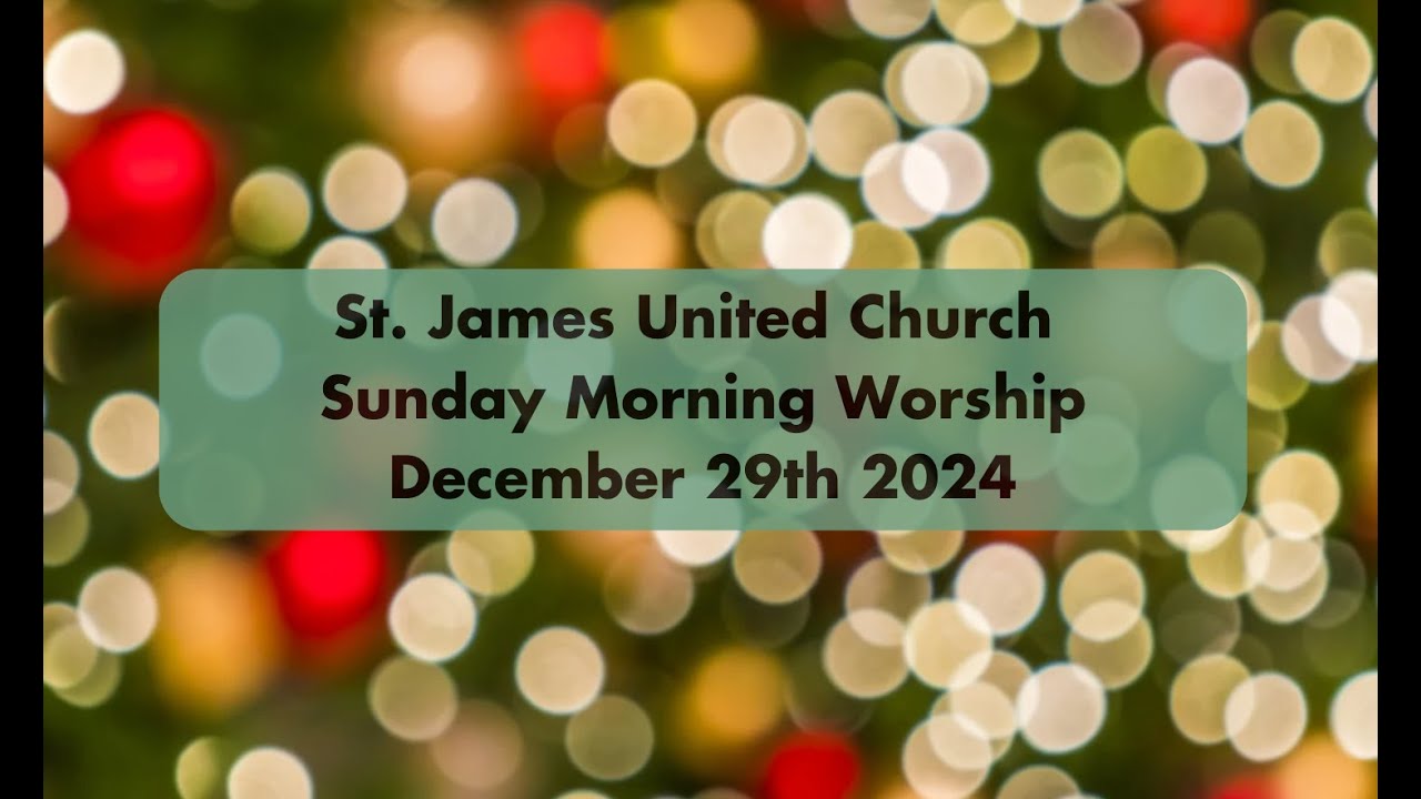 Sunday Worship - December 29th 2024 - YouTube