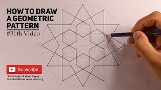 HOW TO DRAW A GEOMETRIC PATTERN #31th Video