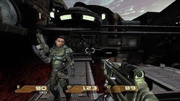 Quake 4 Corporal Playthrough Level 23 Tram Hub Station