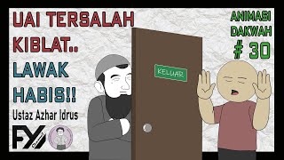 😆 UAI Sembahyang Salah Kiblat, UAI | Animasi Dakwah 30 | #ustazazharidrus #fyp #dakwah