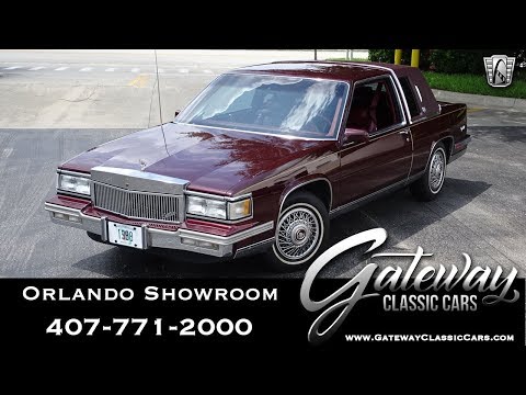 1988 Cadillac DeVille Gateway Classic Cars Orlando 1492