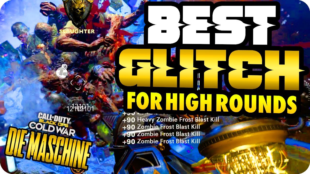 Cold War Zombie Glitches: BEST SOLO GLITCH FOR HIGH ROUNDS "Die Maschine"