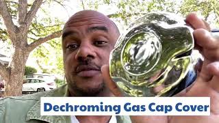 How To Dechrome Your Mini Cooper S F56 Gas Cap Cover
