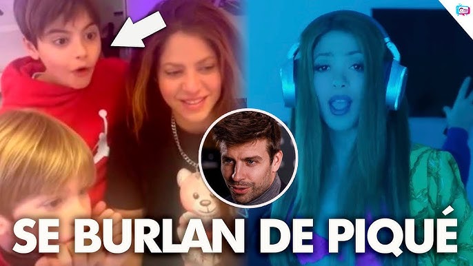 KHÓ TIN. Các con của Shakira chế giễu Piqué khi nghe bài hát của Shakira và Bizarrap.