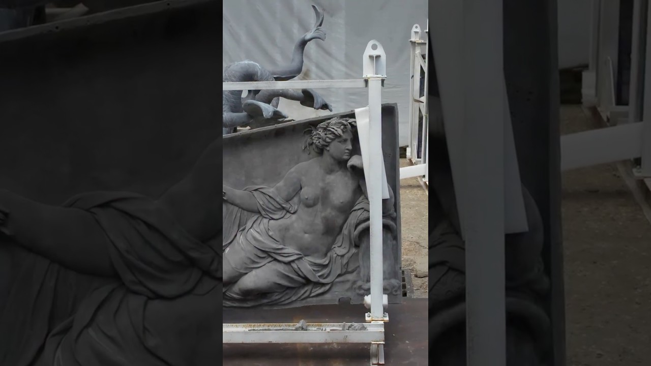 🇫🇷🔨 La restauration d’un décor en plomb / 🌍🔨  Restoring a lead-based decoration