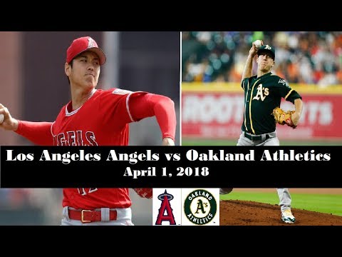Los Angeles Angels vs Oakland Athletics Highlights || April 1, 2018