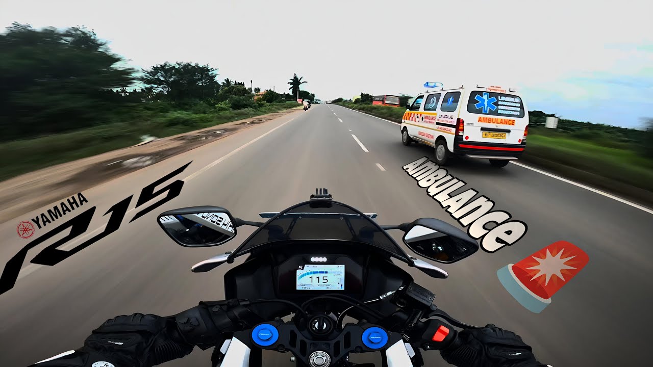 INSANE R15M Hyper Ride | Cleared Traffic for Ambulance 🚑🔥 