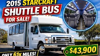 2015 Starcraft Ford E-450 28PX MVP Shuttle Bus For Sale | Low Mileage Shuttle Bus | Global Limos