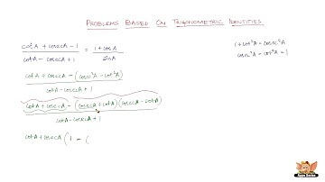 How to solve problems based on trigonometric identities? - Vol 6/6