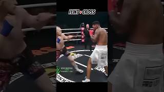 Feint ➝ Cross 🥊💀 Boxing Combo That Always Lands #Shorts