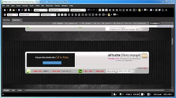 Microsoft Expression Web call to action quick edit