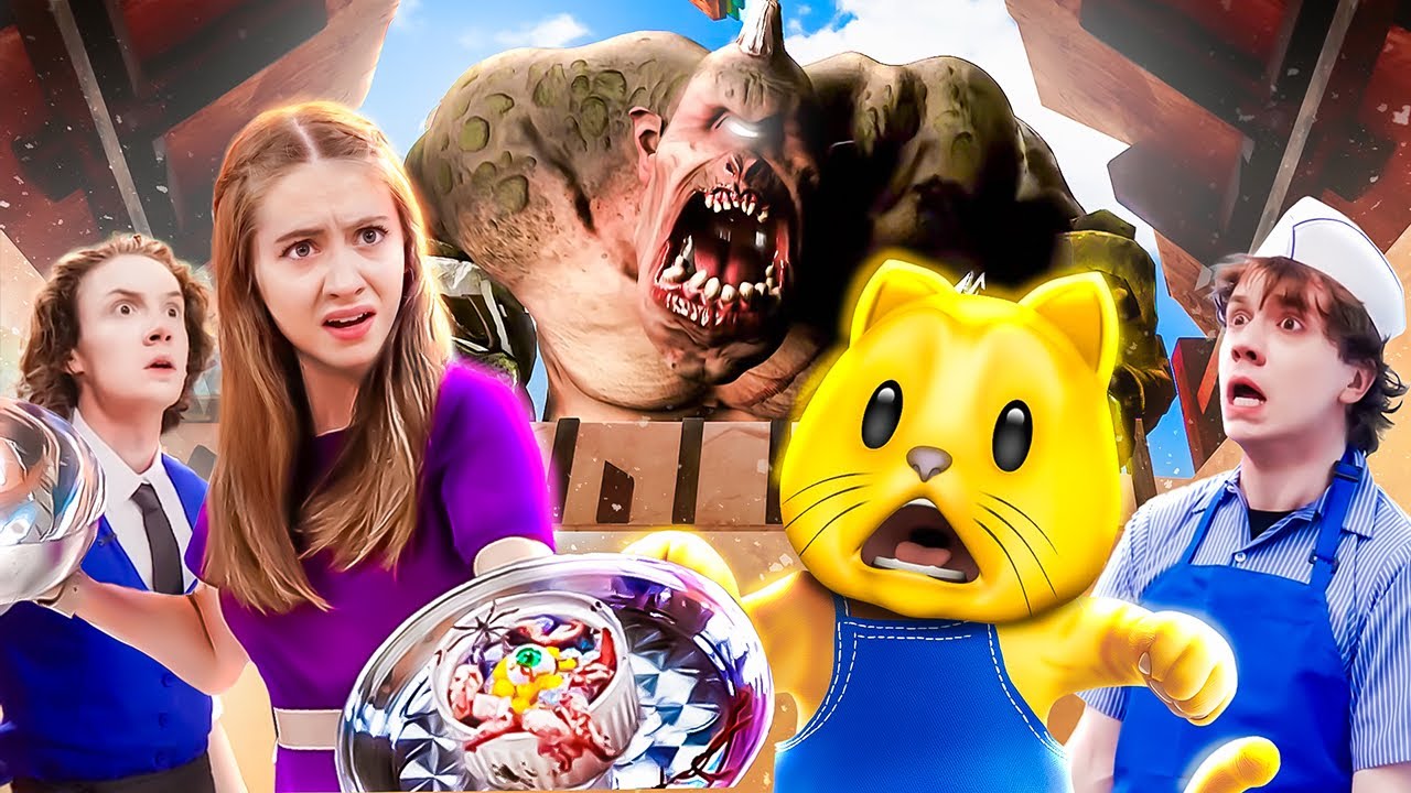 ROBLOX Monster Restaurant In Real Life [Reaction]