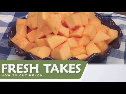 Video: One Easy Way To Slice A Melon: Instructions