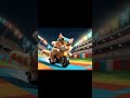 Cute Cat Riding a Mini Bicycle – Adorable Moment |#CuteCat#CatRiding#FunnyCats