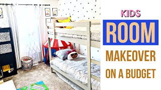ROOM MAKEOVER 2021 \\\\boy girl shared room 2021- PART 2\\\\ Clean and decorate with me on a budget\\\\DIY