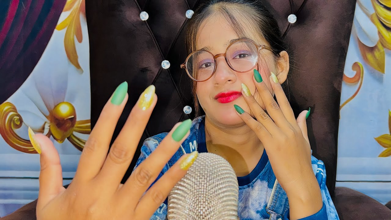 Relaxing ASMR With Long Nails 💅 | Gentle Tapping And Scratching Sounds |